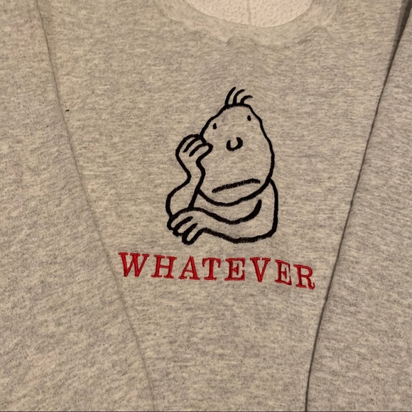 Vintage embroidered crewneck sweater - Picture 2 of 3